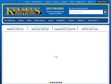 Tablet Screenshot of kelseysappliancevillage.com